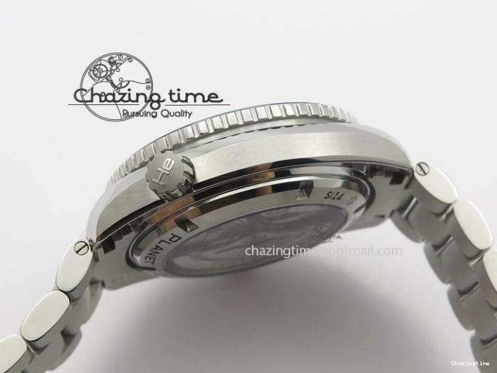 0301 Planet Ocean GMT 42mm V6F Best Edition Blue Bezel Blue Dial On SS Bracelet A ModernLook 8274